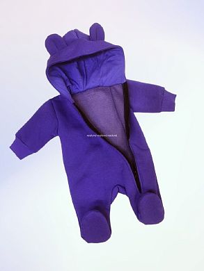 "МоёДитё" комбинезон с ушками фиолетовый КБ160 "Магнолия"  в Ачинске